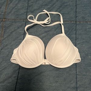 White shade and shore bikini top
